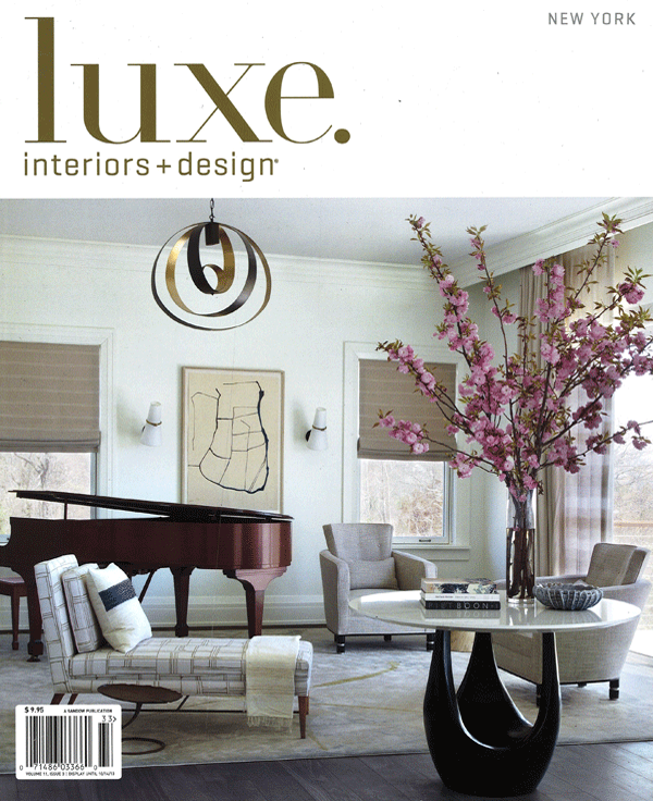 LUXE INTERIORS AND DESIGN (shelter island on the cover)